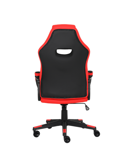 Scaun Gaming HATOR Flash, Țesătură, PU Piele, Negru | Roșu