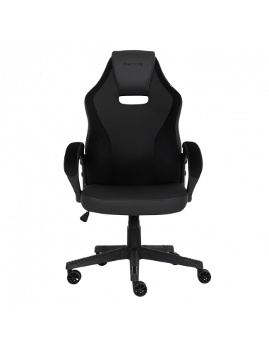 Игровое кресло HATOR Flash, Ткань, Искусственная кожа, Alcantara Black