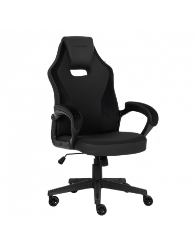 Игровое кресло HATOR Flash, Ткань, Искусственная кожа, Alcantara Black