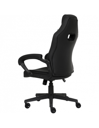 Scaun Gaming HATOR Flash, Țesătură, PU Piele, Alcantara Black