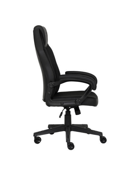 Scaun Gaming HATOR Flash, Țesătură, PU Piele, Alcantara Black
