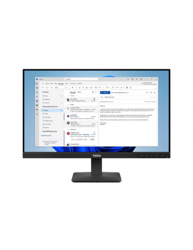 23,8" Monitor Lenovo ThinkVision S24-4e, IPS 1920x1080 FHD, Negru