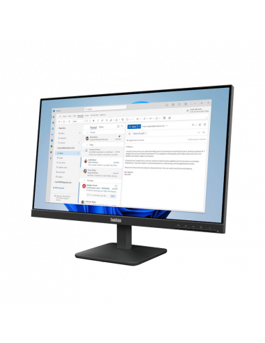 23,8" Monitor Lenovo ThinkVision S24-4e, IPS 1920x1080 FHD, Negru