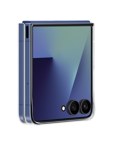 Чехол Samsung Clear для Galaxy Flip 7, Прозрачный