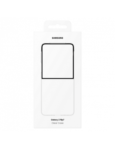Чехол Samsung Clear для Galaxy Flip 7, Прозрачный