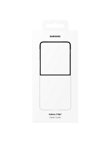 Чехол Samsung Clear для Galaxy Flip 7, Прозрачный