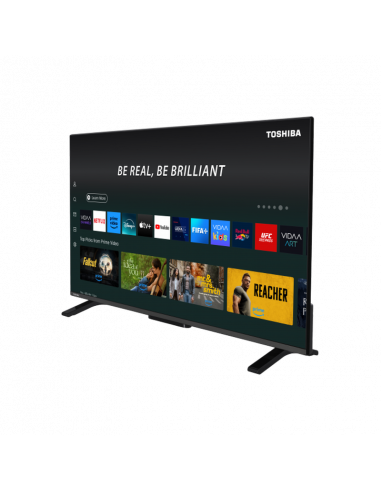 40" LED SMART Телевизор Toshiba 40LV2563DG, 1920x1080 FHD, VIDAA U9, Черный