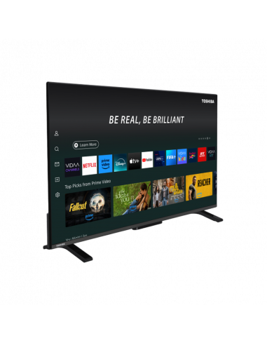 40" LED SMART Телевизор Toshiba 40LV2563DG, 1920x1080 FHD, VIDAA U9, Черный
