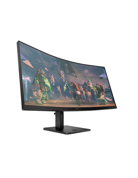 34" Игровой монитор HP 34c, VA 3440x1440 WQHD, Чёрный