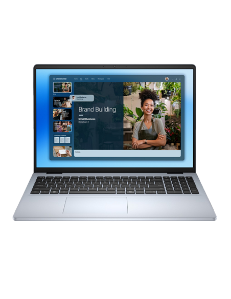 Laptop Business 16" DELL 16 DC16250, Carbon Black, Intel Core 5 120U, 16GB/512GB, Linux Ubuntu