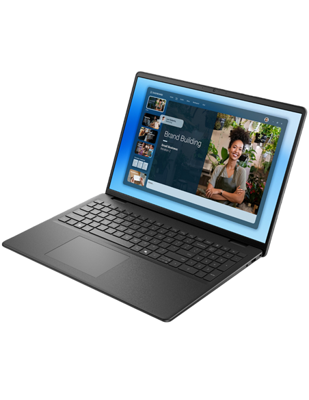 Ноутбук для бизнеса 16" DELL 16 DC16250, Carbon Black, Intel Core 5 120U, 16Гб/512Гб, Linux Ubuntu
