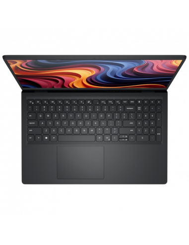Laptop Business 15,6" DELL 15 DC15255, Carbon Black, AMD Ryzen 5 7530U, 16GB/512GB, Linux Ubuntu