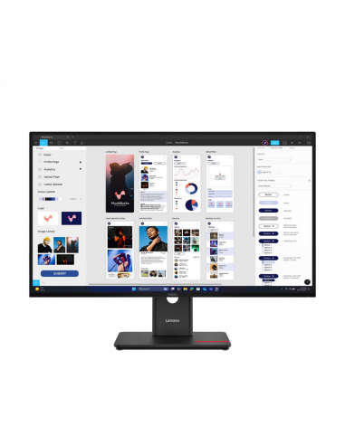 31,5" Монитор Lenovo T32UD-40, IPS 3840x2160 4K UHD, Чёрный
