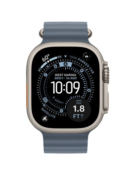 Ceas inteligent Apple Watch Ultra 3, 49mm, Anchor Blue Ocean