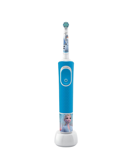 Электрическая зубная щетка Braun Oral-B Kids Vitality D100 Frozen, Синий