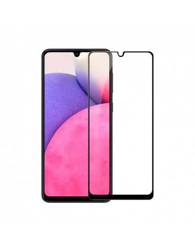 Helmet Diamond Glass 4D Samsung A33/A32 , Black (V2)