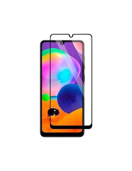 Helmet Diamond Glass 4D Samsung A33/A32 , Black (V2)