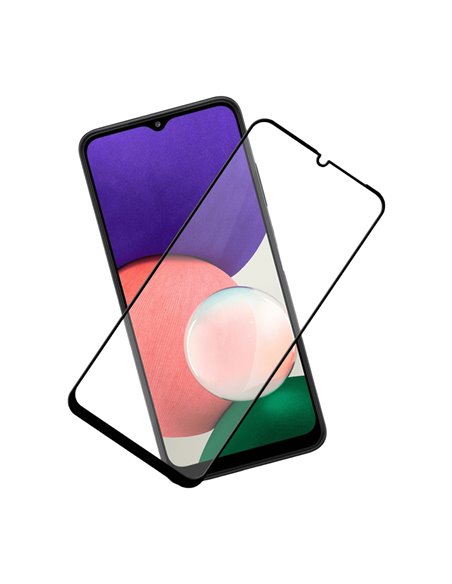 Helmet Diamond Glass 4D Samsung A22, Black