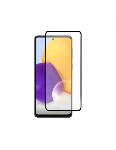 Helmet Diamond Glass 4D Samsung A73, Black