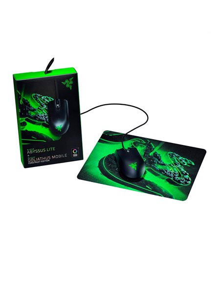 Razer Combo Mouse+Mouse Pad Abyssus Lite and Goliathus Mobile Construct