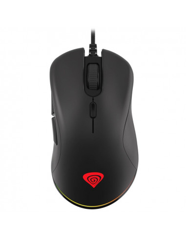 Genesis Mouse Krypton 200, 6400 DPI, RGB Illuminated, Silent, With Software, Black
