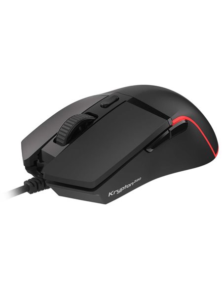 Genesis Mouse Krypton 220, 6400 DPI, RGB Illuminated, With Software, Black