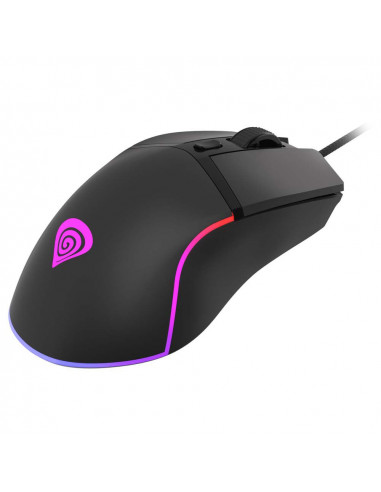 Genesis Mouse Krypton 220, 6400 DPI, RGB Illuminated, With Software, Black