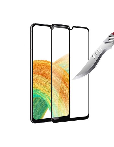 Helmet Diamond Glass 5D Samsung A25 5G, Black Helmet Diamond Glass 5D Samsung A25 5G, Black