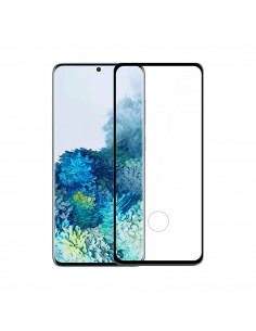 Helmet Diamond Glass 4D Full Glue Samsung S20 Plus, Black