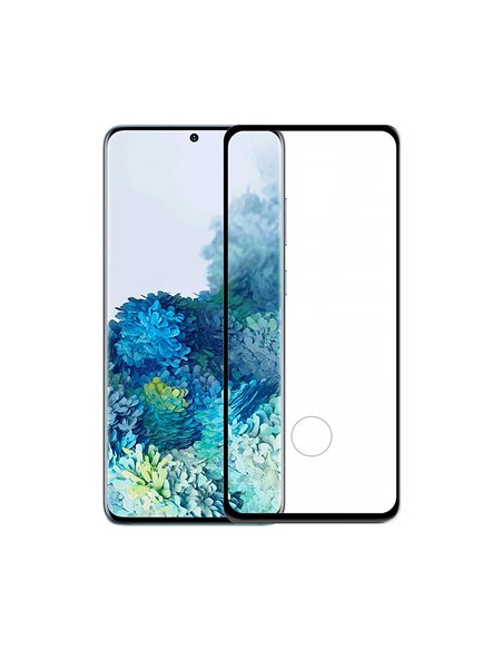 Helmet Diamond Glass 4D Full Glue Samsung S20 Plus, Black