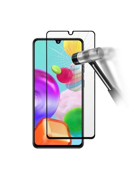 Helmet Diamond Glass 4D Samsung A41, Black