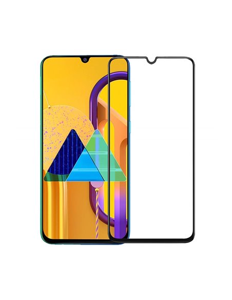 Helmet Diamond Glass 4D Samsung M21, Black