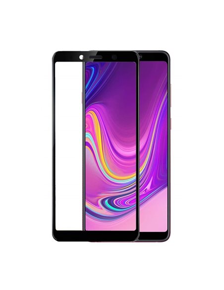 Helmet Diamond Glass 4D Samsung A9 (2018), Black