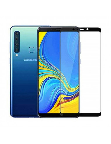 Helmet Diamond Glass 4D Samsung A9 (2018), Black