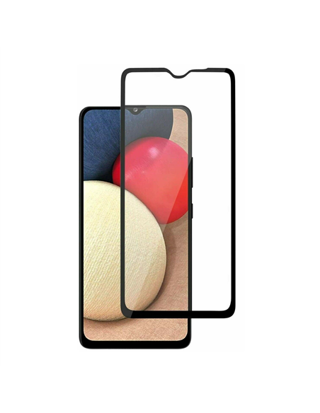 Helmet Diamond Glass 4D Samsung A02s/A02/A12/A03s/M12/A03/A03 Core/A04/A04S, Black