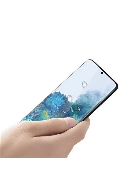 Helmet Diamond Glass 4D Full Glue Samsung S20, Black