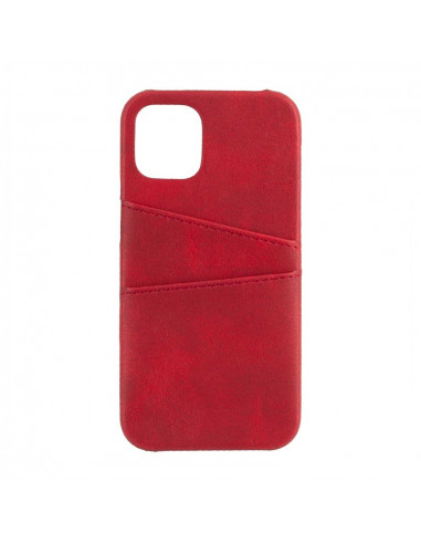 Helmet Case Leather with Pocket iPhone 11 Pro Max, Red