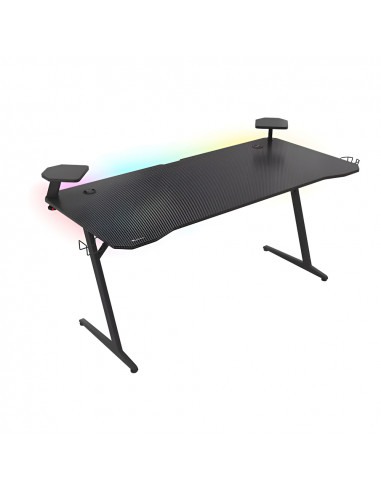Genesis Desk Gaming Holm 510, RGB (Organizer cables, Speaker shelf, Multiple holder, Wireless charger, USB Hub, 160x75x75cm)