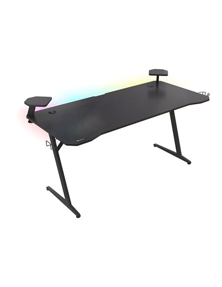 Genesis Desk Gaming Holm 510, RGB (Organizer cables, Speaker shelf, Multiple holder, Wireless charger, USB Hub, 160x75x75cm)