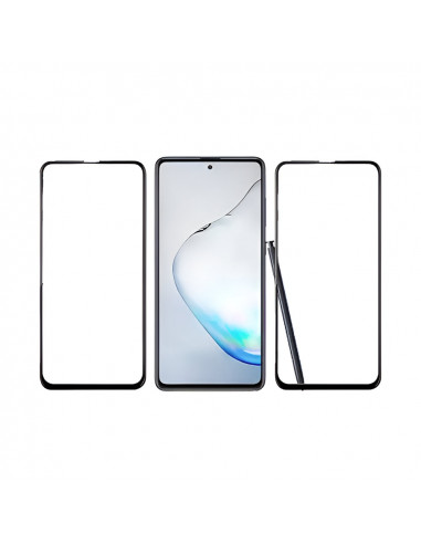 Helmet Diamond Glass 4D Samsung Note 10 Lite, Black