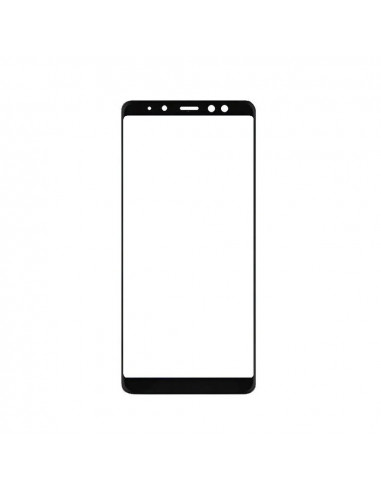 Helmet Glass 3D Round Edge Samsung A8 Plus (2018) Black