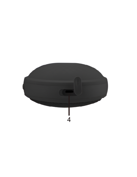 Helmet Bluetooth Speaker (5W) W8025, Black