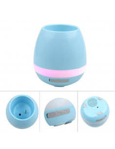 Helmet Speaker Music Flowerpot, Blue 2