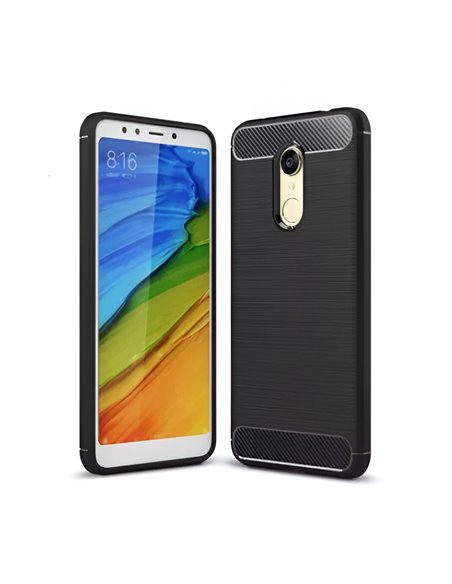 Helmet Case Carbon Xiaomi Redmi 5 , Black