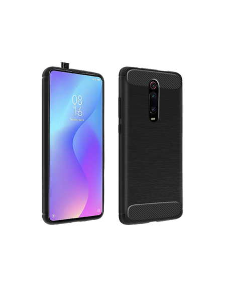 Helmet Case Carbon Xiaomi Redmi 9T, Black