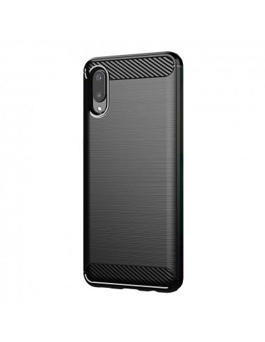 Helmet Case Carbon Samsung A02, Black