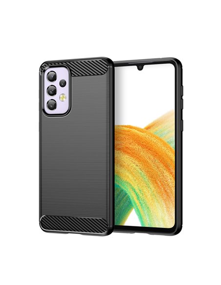 Helmet Case Carbon Samsung A33, Black