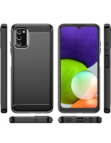 Helmet Case Carbon Samsung A03S, Black
