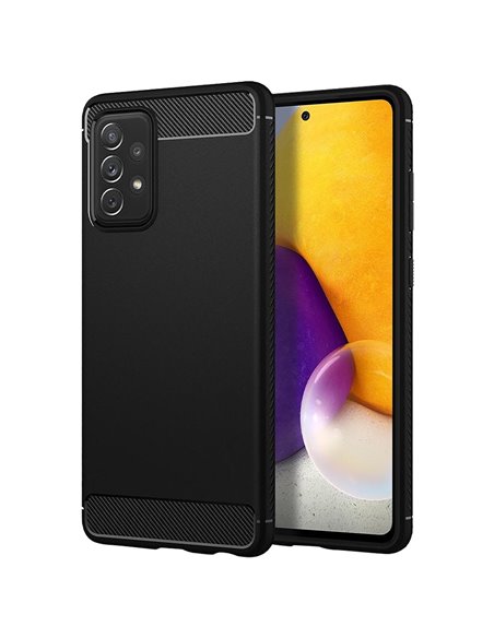 Helmet Case Carbon Samsung A72, Black