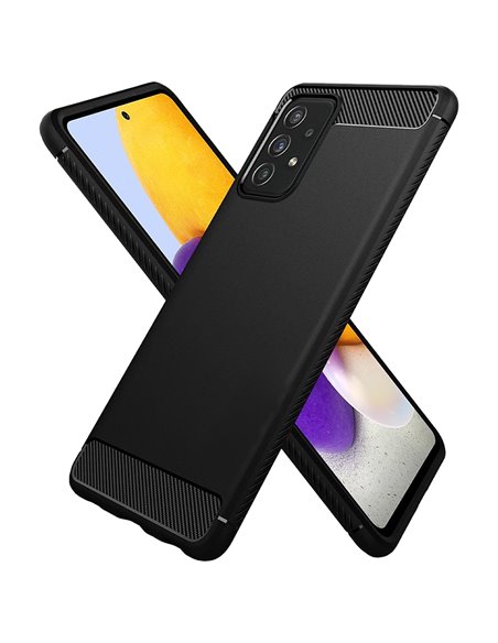 Helmet Case Carbon Samsung A72, Black